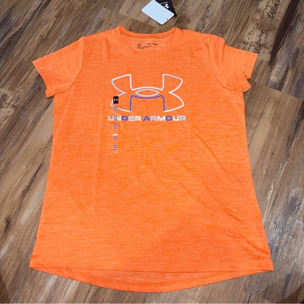 Girls’ Youth XL Under Armour lot tank top, tshirt & shorts NWT - Picture 7 of 10
